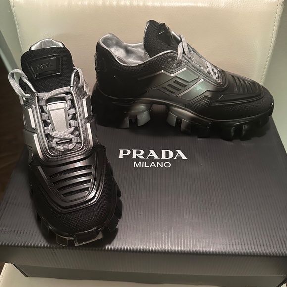 Prada Cloudbust Thunder Black & Silver Brand New ! - Picture 3 of 4
